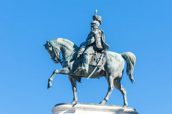 National monument till victor emmanuel i Rom, Italien. — Stockfoto