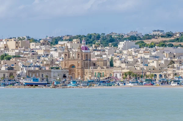 马尔萨什洛克，在马耳他的渔村之港. — 图库照片