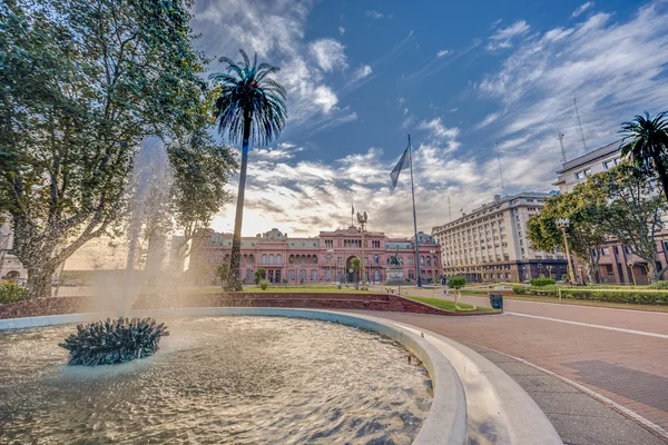 Plaza de mayo in buenos aires, Argentinië. — Stockfoto