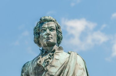 Mozart, Salzburg, Avusturya mozart Meydanı (mozartplatz) heykeli