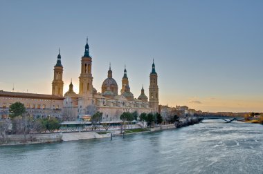 bizim hanım pillar bazilikanın, zaragoza, İspanya