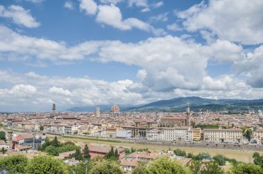 Florence's as seen from Piazzale Michelangelo, Italy clipart