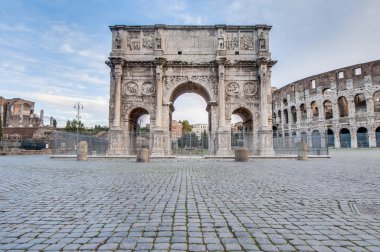 Arch of Constantine in Rome, Italy clipart