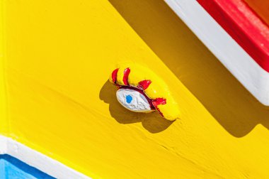 luzzu marsaxlokk malta, Horus veya osiris gözlerime