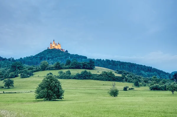 Hohenzollern kasteel in baden-Württemberg, Duitsland — Stockfoto