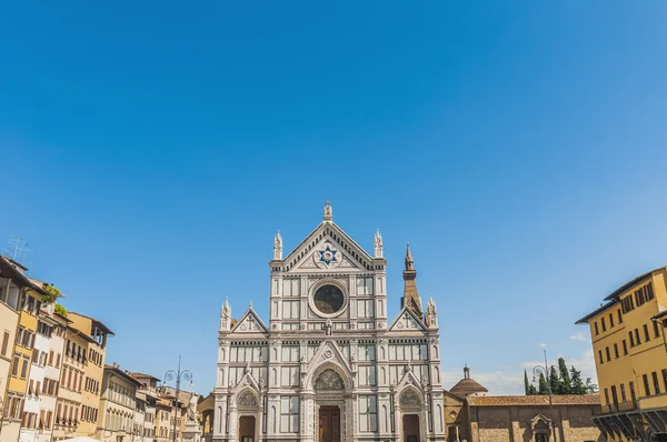 フィレンツェ、イタリアの神聖な十字のバシリカ — ストック写真