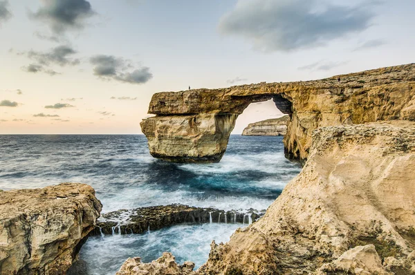 Azure window i gozo island, malta. — Stockfoto