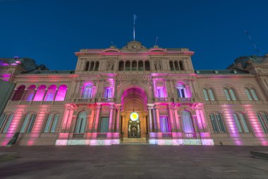 casa rosada bina buenos aires, Arjantin.