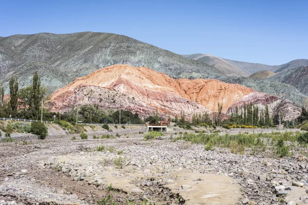 Heuvel van zeven kleuren in jujuy, Argentinië. — Stockfoto