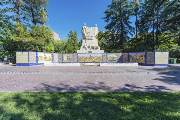 Praça da Espanha em Mendoza, Argentina . — Fotografia de Stock