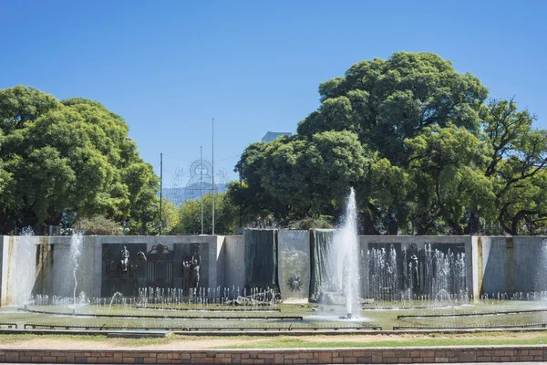 Praça da Independência em Mendoza, Argentina — Fotografia de Stock