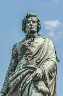Mozart, Salzburg, Avusturya mozart Meydanı (mozartplatz) heykeli