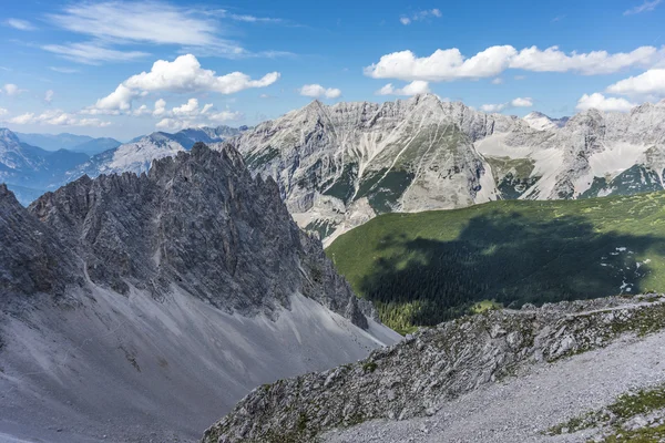 Nordkette mountain in Tyrol, Innsbruck, Austria. — Stock Photo, Image