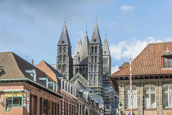 Catedrala Fecioarei de Tournai din Belgia — Fotografie, imagine de stoc