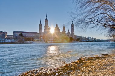 bizim hanım pillar bazilikanın, zaragoza, İspanya