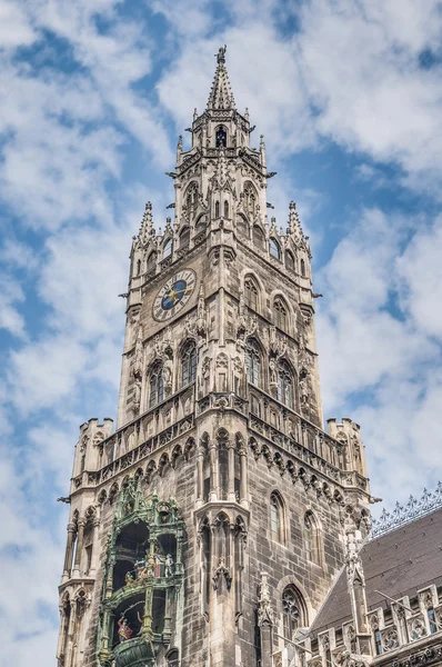 Neues rathaus byggnad i München, Tyskland — Stockfoto