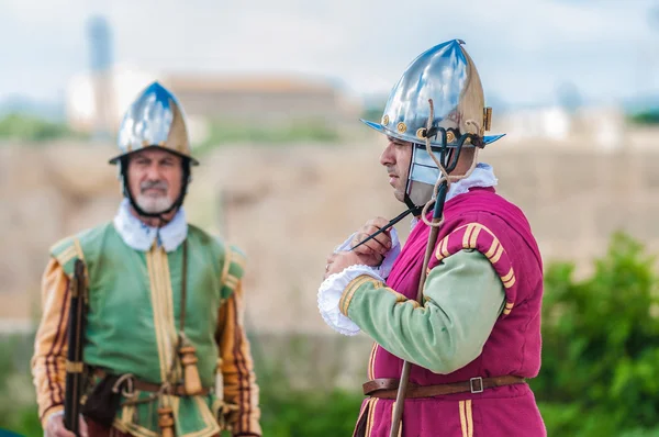 Dans la Parade de la Guardia au Cavalier de Saint Jonh à Birgu, Malte . — Photo