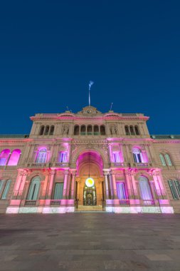 casa rosada bina buenos aires, Arjantin.