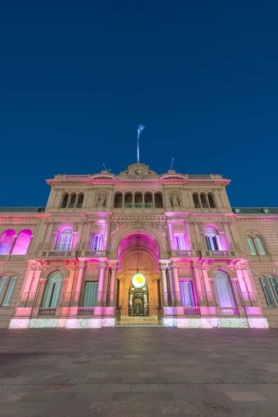 Casa rosada budynku w buenos aires, Argentyna. — Zdjęcie stockowe