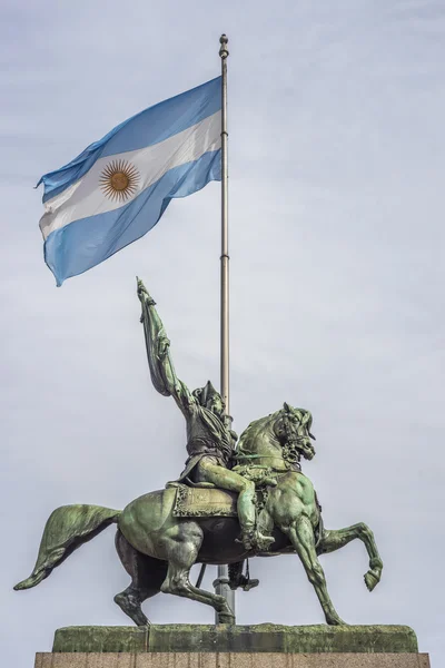 Manuel belgrano staty i buenos aires, argentina — Stockfoto