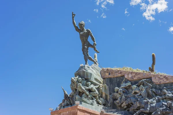 Independence Heroes in Humahuaca, Argentina. — Stock Photo, Image