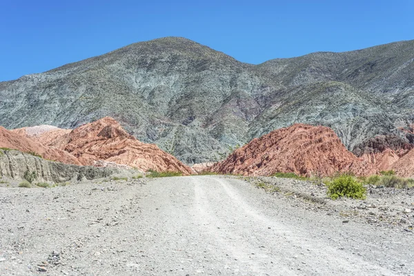 Los Colorados a Purmamarca, Jujuy, Argentina . — Foto Stock