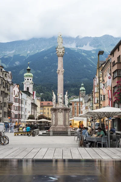 Saint anne sloupec v Innsbrucku, Rakousko. — Stock fotografie