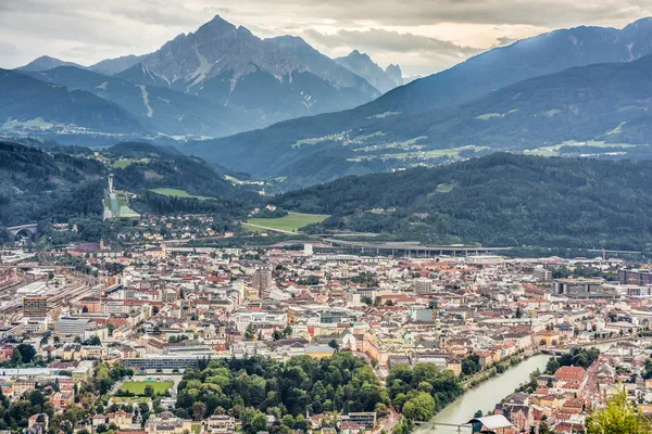 Nordkette berg i Tyrolen, innsbruck, Österrike. — Stockfoto