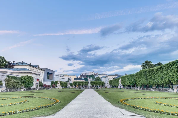 Mirabell κήπο (mirabellgarten) στο Σάλτσμπουργκ, Αυστρία — Φωτογραφία Αρχείου