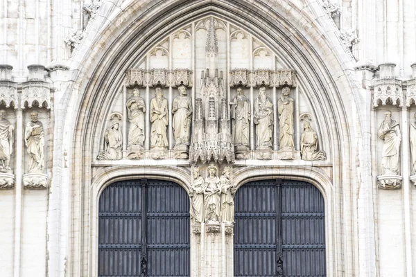 St. michael och st. gudula i Bryssel, Belgien. — Stockfoto