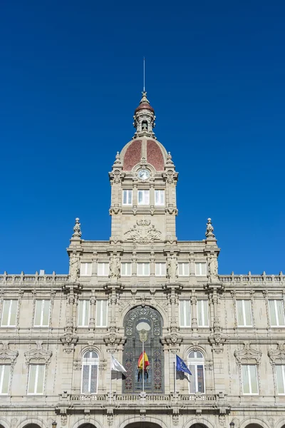 Ayuntamiento de A Coruña en A Coruña, España . — Foto de Stock