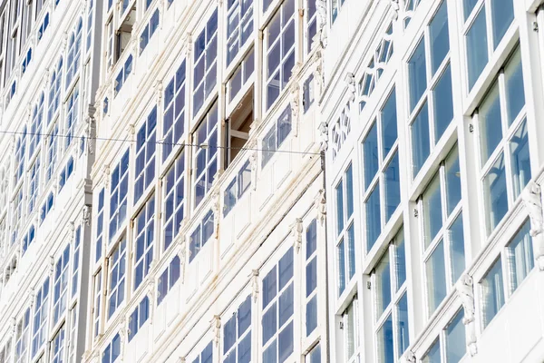 Houten beglazing in een coruna, Galicië, Spanje. — Stockfoto