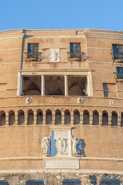 Castel sant angelo parco adriano, rome, İtalya