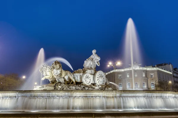 Cibeles fontein in madrid, Spanje — Stockfoto