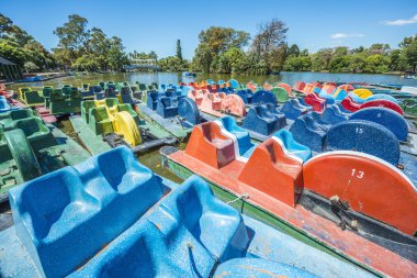 gemilerde palermo woods buenos aires, Arjantin.