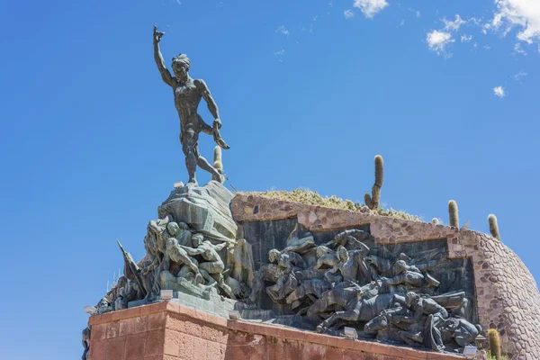 Niezależność bohaterów w humahuaca, Argentyna. — Zdjęcie stockowe