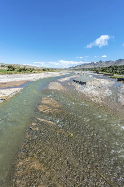 Rio Calchaqui em Salta, norte da Argentina . — Fotografia de Stock