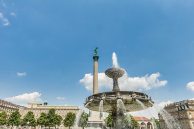 Çeşme castle Square Stuttgart, Almanya