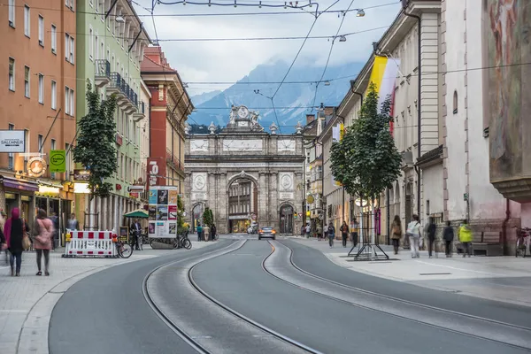 Arco triunfal en Innsbruck, Austria . — Foto de Stock