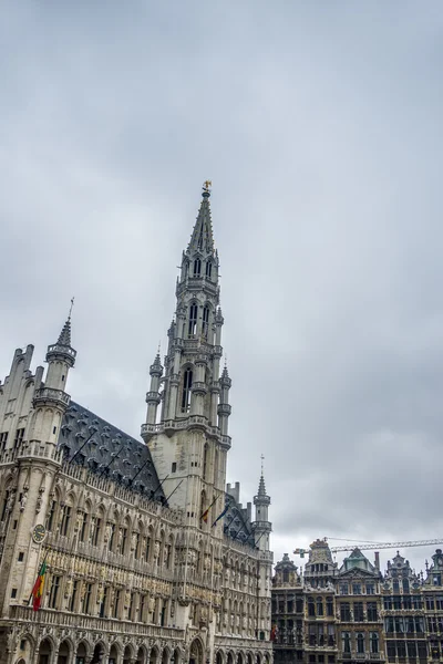 Rådhuset i Bryssel, Belgien. — Stock fotografie