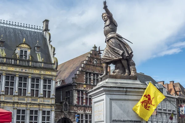 Marie-Christine de Lalaing em Tournai, Bélgica . — Fotografia de Stock