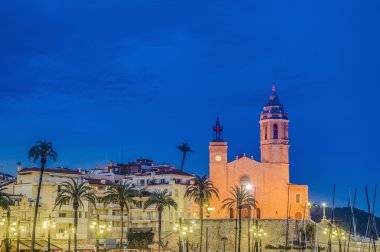 Sant bartomeu ben santa tecla Kilisesi, sitges, İspanya