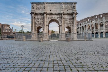 Roma, İtalya 'da Konstantin Kemeri
