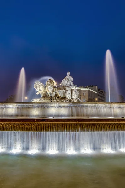 Fontány Cibeles v Madridu, Španělsko — Stock fotografie