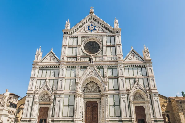 La Basilique de la Sainte Croix à Florence, Italie — Photo