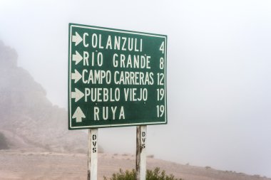 rota 13 Iruya salta Eyaleti, Arjantin