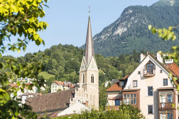 Farní kostel v Innsbrucku, Rakousko — Stock fotografie