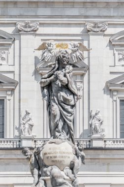 Katedral Meydanı (domplatz) bulunan Salzburg, Avusturya