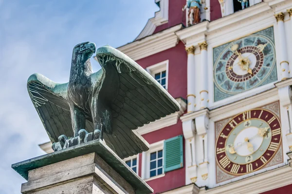 Παλιό Δημαρχείο, στο esslingen, είμαι nechar, Γερμανία — Φωτογραφία Αρχείου