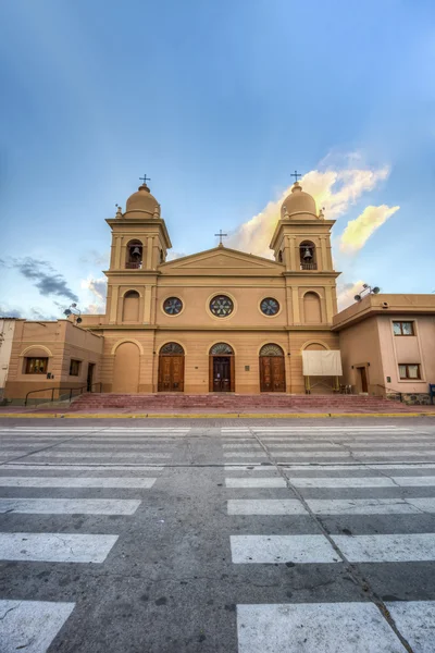Kostel v cafayate v salta argentina. — Stock fotografie